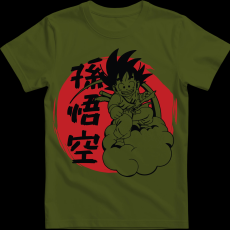 Createyou DRAGON BALL Goku - Férfi - Sötétzöld - L