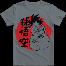 Createyou DRAGON BALL Goku - Férfi - Szürke - 2XL férfi póló