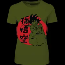 Createyou DRAGON BALL Goku - Női - Sötétzöld - M női póló