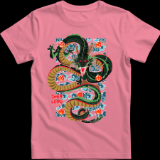 Createyou Dragon Ball Shen Long - Férfi - Pink - 2XL férfi póló
