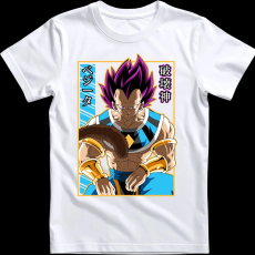 Createyou Dragon Ball Vegeta - Férfi - Fehér - S