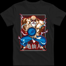 Createyou Dragon Ball Zseniális Teknős - Férfi - Fekete - M