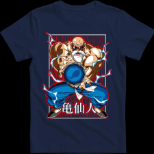 Createyou Dragon Ball Zseniális Teknős - Férfi - Sötétkék - 2XL férfi póló