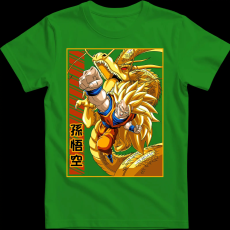 Createyou DragonBall SSJ3 Goku - Gyermek - Zöld - S