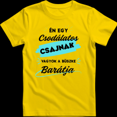 Createyou Egy csodálatos nő barátja - Férfi - Sárga - 2XL
