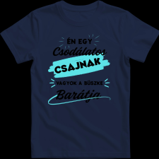 Createyou Egy csodálatos nő barátja - Férfi - Sötétkék - 2XL férfi póló