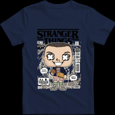 Createyou Eleven With Eggos Stranger Things - Férfi - Sötétkék - S