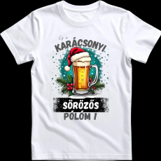 Createyou Ez a karácsonyi sörözős pólóm! - Férfi - Fehér - L