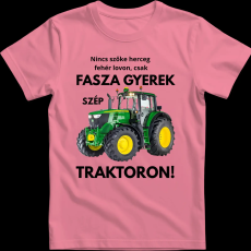 Createyou Fasza gyerek traktoron - Férfi - Pink - 2XL