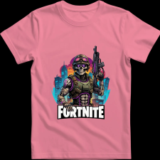 Createyou Fortnite egyedi póló 2 - Férfi - Pink - XL férfi póló