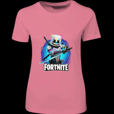 Createyou Fortnite egyedi póló 3 - Női - Pink - XL női póló