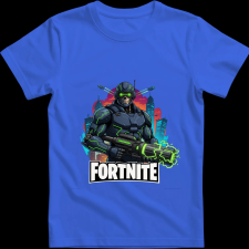 Createyou Fortnite egyedi póló 6 - Férfi - Királykék - XL férfi póló