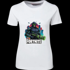Createyou Fortnite egyedi póló 6 - Női - Fehér - 2XL női póló