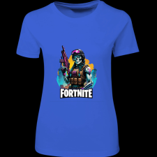 Createyou Fortnite egyedi póló - Női - Királykék - 2XL női póló