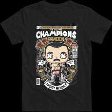 Createyou Freddy Mercuri Queen - Férfi - Fekete - S