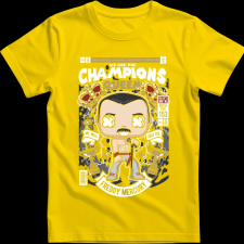 Createyou Freddy Mercuri Queen - Férfi - Sárga - M férfi póló