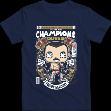 Createyou Freddy Mercuri Queen - Férfi - Sötétkék - L férfi póló