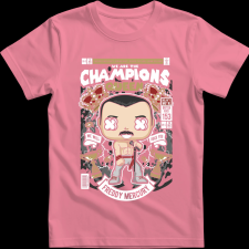 Createyou Freddy Mercuri Queen - Gyermek - Pink - S gyerek póló