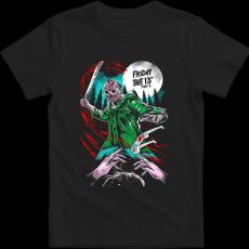 Createyou Friday the 13th - Férfi - Fekete - L