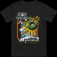 Createyou Ghost Busters - Gyermek - Fekete - XL gyerek póló