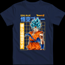 Createyou GOKU BLUE - Férfi - Sötétkék - S férfi póló