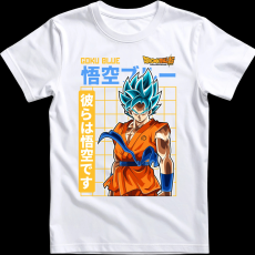 Createyou GOKU BLUE - Gyermek - Fehér - XS