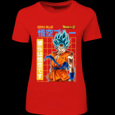 Createyou GOKU BLUE - Női - Piros - L