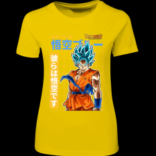 Createyou GOKU BLUE - Női - Sárga - 2XL női póló