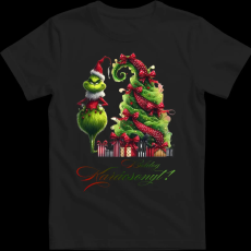Createyou Grinch,Boldog Karácsonyt! - Férfi - Fekete - S