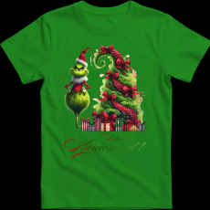 Createyou Grinch,Boldog Karácsonyt! - Férfi - Zöld - S