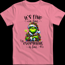 Createyou Grinch - Férfi - Pink - 3XL férfi póló
