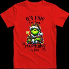 Createyou Grinch - Férfi - Piros - 3XL