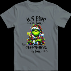 Createyou Grinch - Férfi - Szürke - 3XL