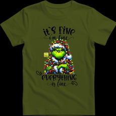 Createyou Grinch - Gyermek - Sötétzöld - M