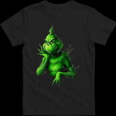 Createyou Grinch szaggatott - Férfi - Fekete - 2XL