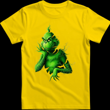 Createyou Grinch szaggatott - Férfi - Sárga - S férfi póló