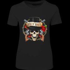 Createyou Guns N' Roses - Női - Fekete - M női póló