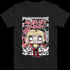 Createyou Harley Quinn - Férfi - Fekete - L férfi póló