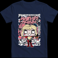 Createyou Harley Quinn - Gyermek - Sötétkék - XS gyerek póló