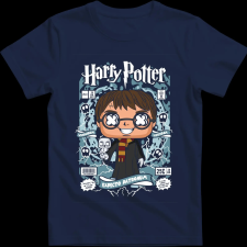 Createyou Harry Potter - Gyermek - Sötétkék - XS gyerek póló