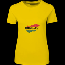 Createyou Hungary, kopott - Női , Sárga , M női póló