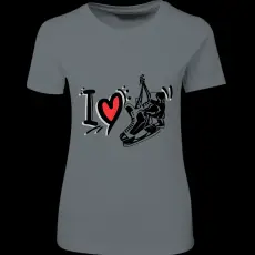 Createyou I love Hockey - Női , Szürke , S