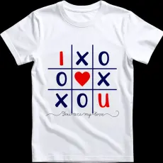 Createyou I Love You amőba - Gyermek , Fehér , XS