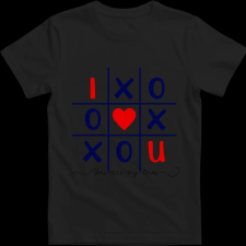Createyou I Love You amőba - Gyermek , Fekete , M gyerek póló