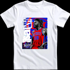 Createyou ISAIAH STEWART - Férfi - Fehér - M férfi póló