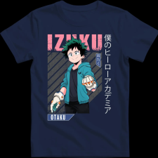 Createyou Izuku Midoriya - Férfi - Sötétkék - XL férfi póló