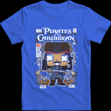 Createyou Jack Sparrow Pirates Of The Caribbean - Férfi - Királykék - 3XL