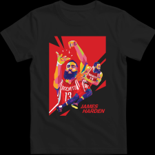 Createyou JAMES HARDEN - Gyermek - Fekete - XS gyerek póló