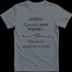 Createyou Jobban szeretlek... - Férfi - Szürke - S
