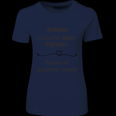 Createyou Jobban szeretlek... - Női - Sötétkék - L